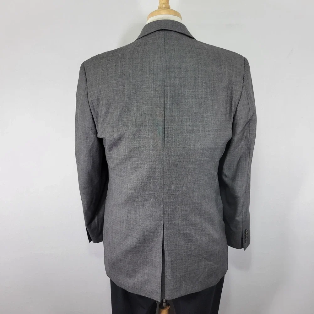 Lauren Ralph‎ Lauren Men's Sport Coat Blazer Two Button SRK SKN Gray Wool 40R